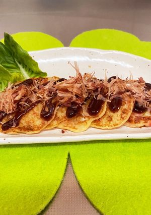 一口サイズの長芋のお好み焼き風-レシピのメイン写真