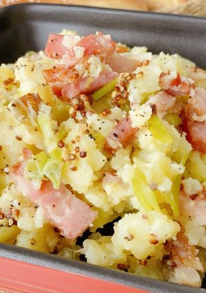 くんちゃまベーコンと長ネギのポテトサラダ-レシピのメイン写真