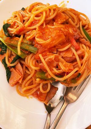 トマトパスタ（記録用）-レシピのメイン写真