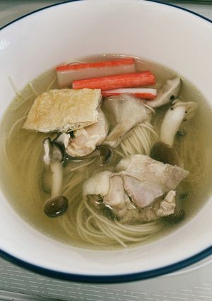 簡単俺の飯　手軽な出汁そうめん-レシピのメイン写真