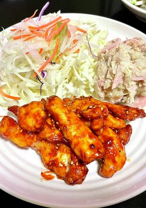 鶏むね肉のヤンニャムチキン(˶'ᵕ'˶)-レシピのメイン写真