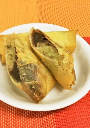 【保育園給食】バナナあん春巻き-レシピのメイン写真