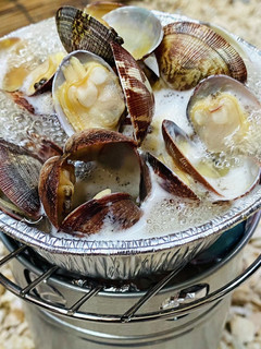 【BBQ】アサリの酒煮-レシピのメイン写真