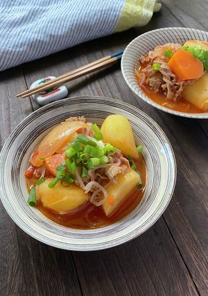 トマト缶で♪だし旨トマト肉じゃが-レシピのメイン写真