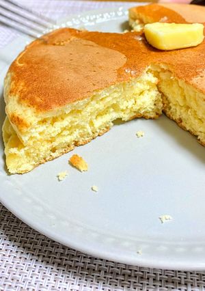 ふかふか分厚いホットケーキ-レシピのメイン写真