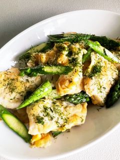 鶏肉とアスパラ☆青海苔かけ-レシピのメイン写真