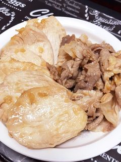 茹で鶏と茹で豚のチャーシュー風-レシピのメイン写真