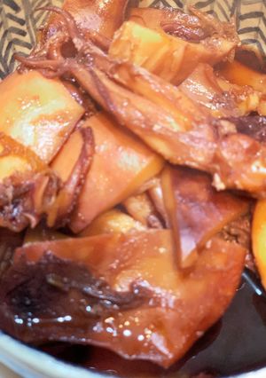 クッキングプロで作る、マツイカの煮物-レシピのメイン写真