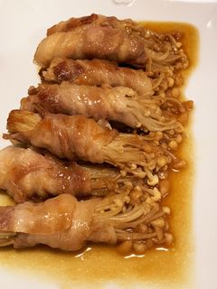 えのき茸の豚バラ巻き-レシピのメイン写真