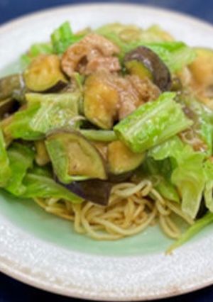 泉州水なすの和風あんかけやきそば-レシピのメイン写真