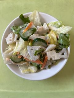 【保育園給食】れんこんとアスパラのサラダ-レシピのメイン写真