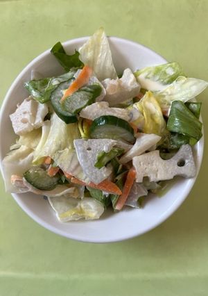 【保育園給食】れんこんとアスパラのサラダ-レシピのメイン写真