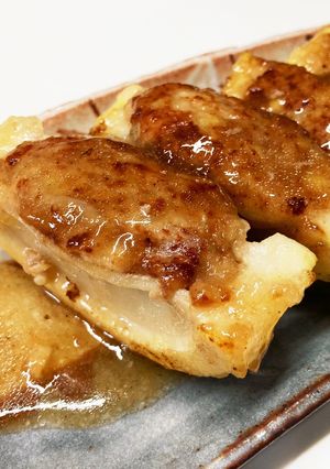 たけのこの肉づめ（ハンバーグたね使用）-レシピのメイン写真