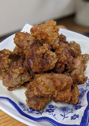旨っ!カリッと砂肝唐揚げニンニクしょう油-レシピのメイン写真