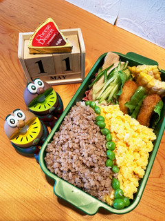 高一長女 お弁当(二色丼)-レシピのメイン写真