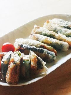 ささみチーズ生春巻き揚げ♪ライスペーパー-レシピのメイン写真