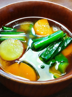 野菜と発芽玄米酒粕入りのお味噌汁-レシピのメイン写真