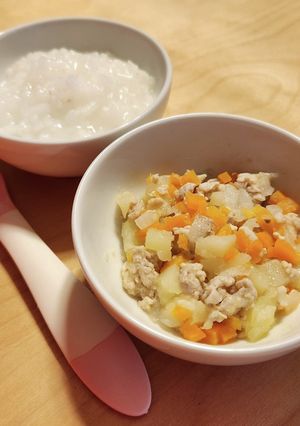 【離乳食中期】関東風肉じゃが-レシピのメイン写真