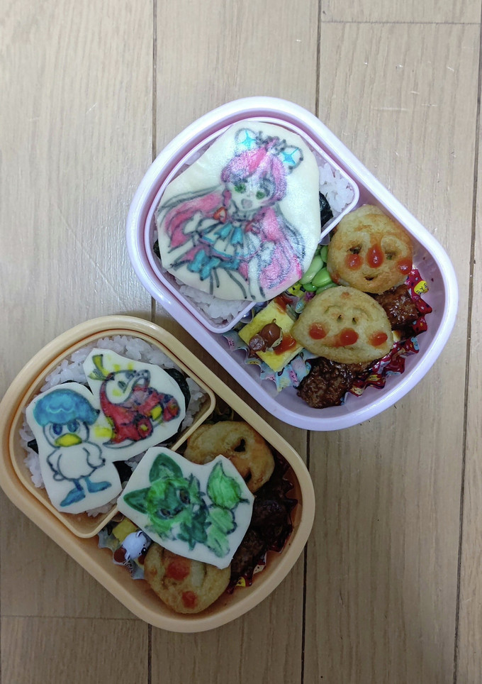お弁当 双子 記録用♤♪♢-レシピのメイン写真