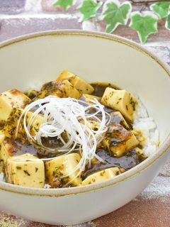 アカモクの麻婆丼-レシピのメイン写真