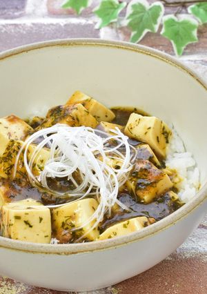 アカモクの麻婆丼-レシピのメイン写真