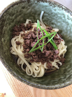 鹿肉そぼろうどん-レシピのメイン写真