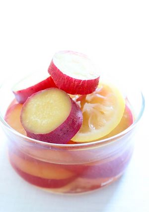 簡単に【Bistroさつまいものレモン煮-レシピのメイン写真
