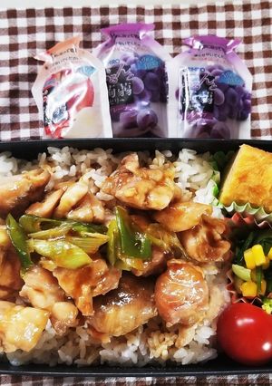 焼き鳥どん弁当(5.11)-レシピのメイン写真