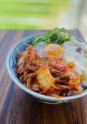 納豆とキムチと長芋のネバトロ丼。-レシピのメイン写真