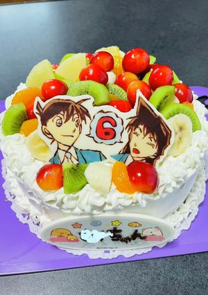 名探偵コナン　誕生日ケーキ 2-レシピのメイン写真