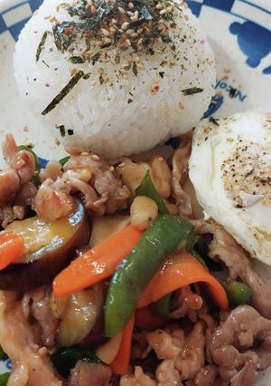 子供も大好き豚肉と野菜の甘酢餡かけ-レシピのメイン写真
