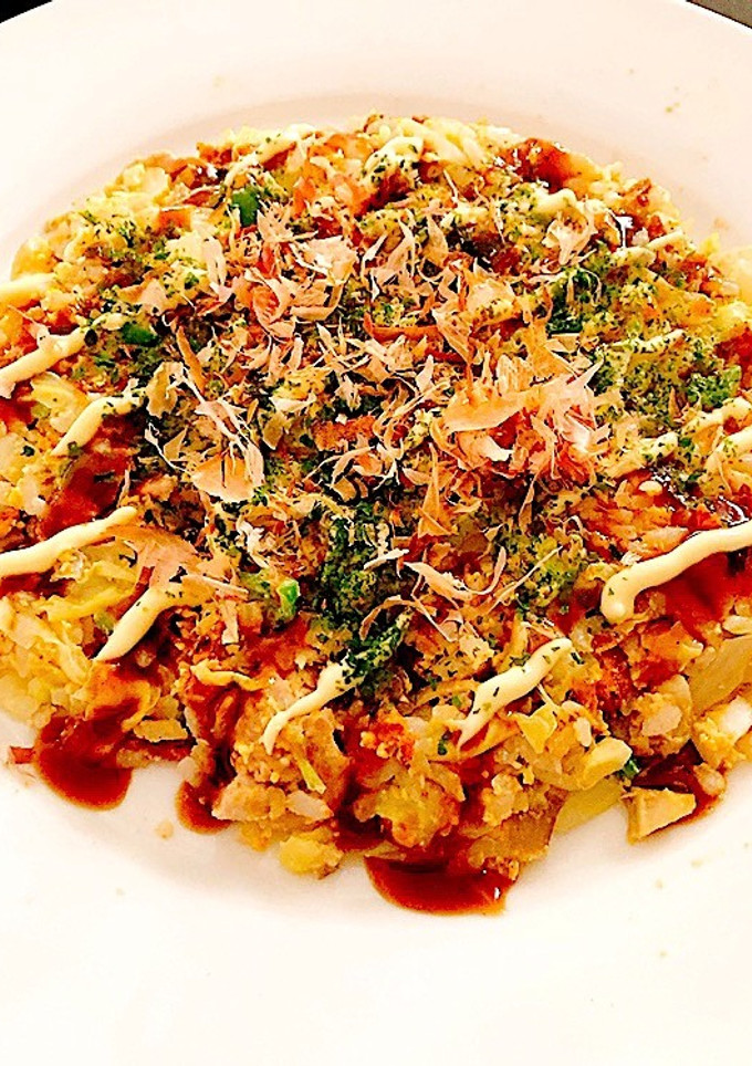 残り野菜とごはんでお好み焼き風-レシピのメイン写真