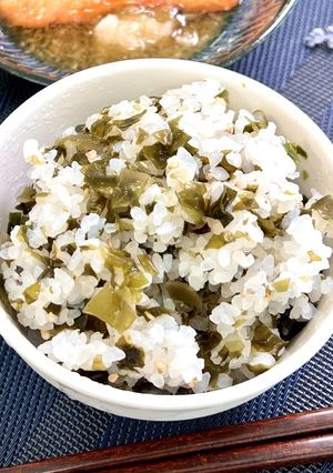 低タンパク/だしが決め手◇わかめ混ぜご飯-レシピのメイン写真