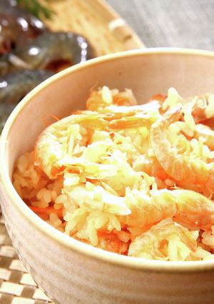 簡単！幸えびの豪快炊き込みご飯【食遺産】-レシピのメイン写真
