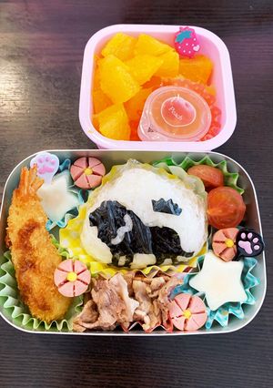 ライオンおにぎり☆幼稚園用☆年少3歳-レシピのメイン写真