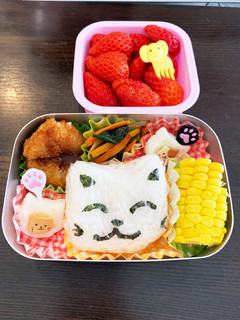 猫にぎり☆幼稚園用☆年少3歳-レシピのメイン写真