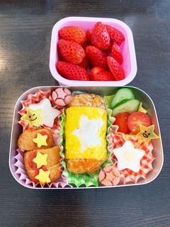 星のオムライス☆幼稚園用☆年少3歳-レシピのメイン写真