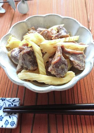 5分砂肝とセロリの焼肉のたれマヨ和え-レシピのメイン写真