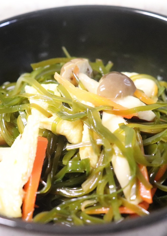 沖縄風☆切り昆布の煮物-レシピのメイン写真
