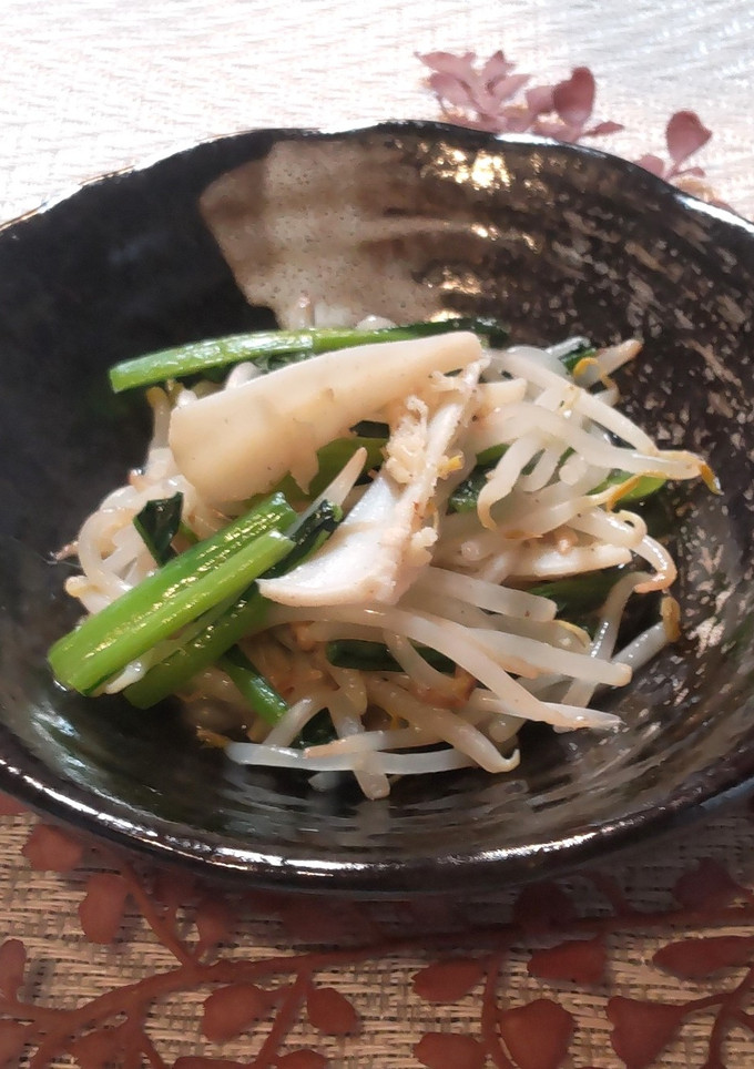 鶏軟骨と青菜もやし炒め-レシピのメイン写真