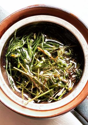 スギナとオニタビラコの野草緑茶-レシピのメイン写真