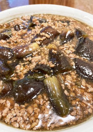 フライパンで作るなすのそぼろ煮-レシピのメイン写真