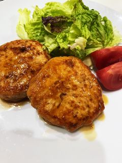 簡単!!ふっくら☆照り焼き豆腐ハンバーグ-レシピのメイン写真