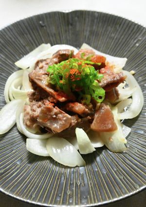 牛スジのしょうが醤油漬け-レシピのメイン写真