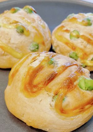 宗田節豆マヨパン-レシピのメイン写真