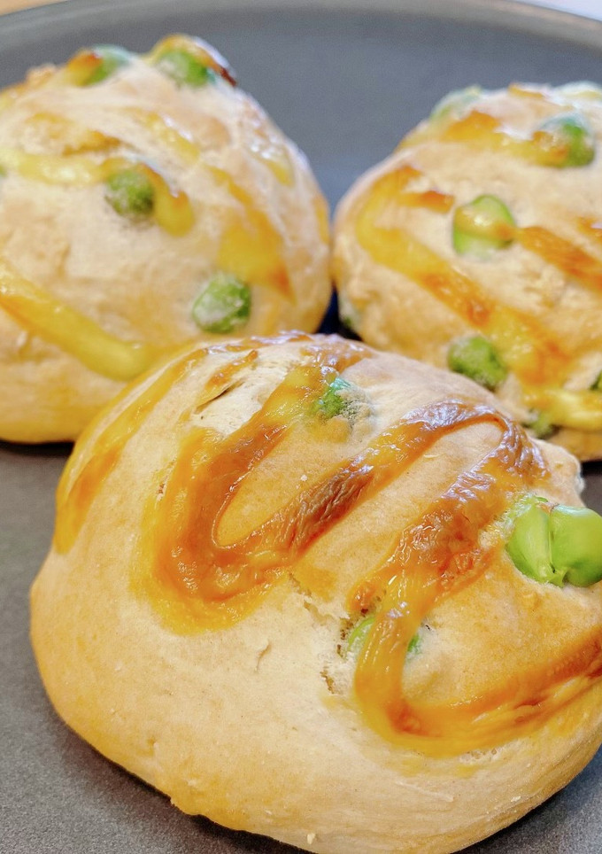 宗田節豆マヨパン-レシピのメイン写真