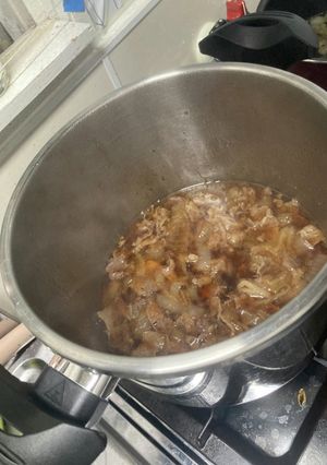 圧力鍋で簡単牛丼-レシピのメイン写真