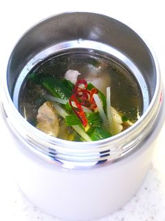 豚にらもやしのサッと煮スープ-レシピのメイン写真