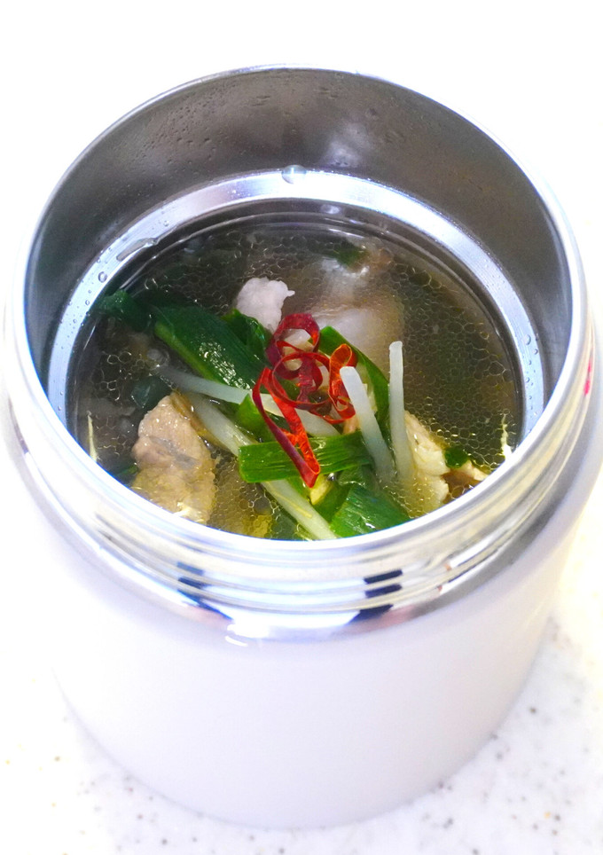 豚にらもやしのサッと煮スープ-レシピのメイン写真