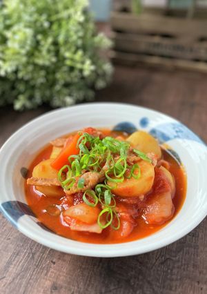 トマト缶で作る肉じゃが-レシピのメイン写真